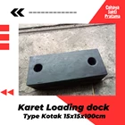 Rubber Loading Dock Impact Resistance Box 15 x 15 x 100cm 1