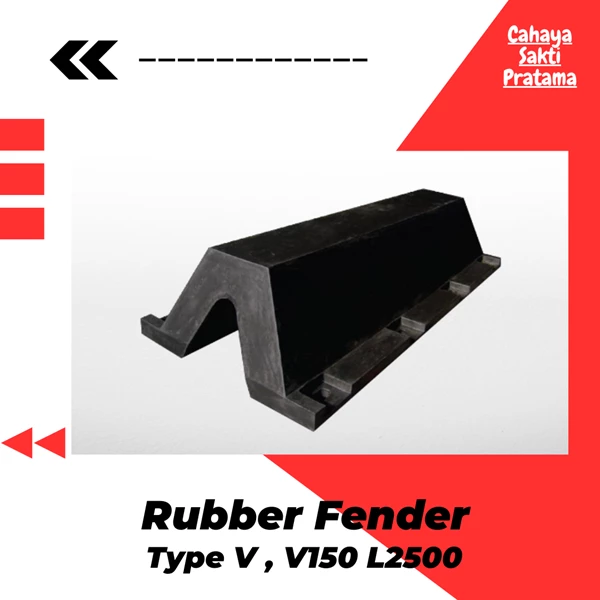Rubber Fender Type V Wharf Dock SIZE V150 L2500